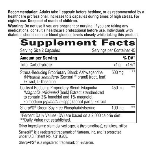 Cortisol Manager Allergen Free, INT